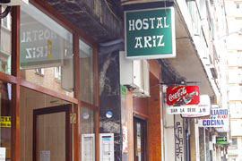 Exterior de la Pension Ariz