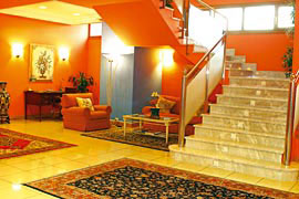 Interior view of the Hotel Armiñe