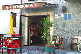 Extérieur de l'hôtel.