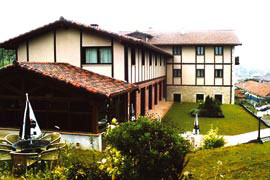 The exterior of the Ibaigune Hotel