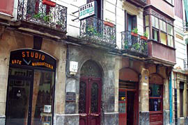 The exterior of La Estrella boarding house