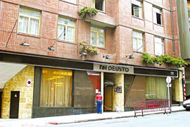 The exterior of the Deusto Hotel