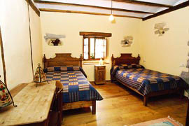 The interior of Etxeberri rural house