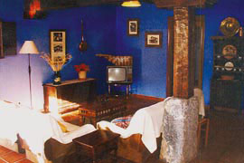 The interior of Angoitia rural house