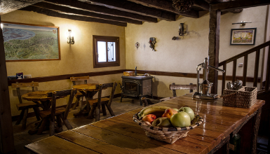 Wohnzimmer des Landhauses Aterbe