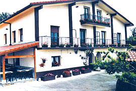 The exterior of Agote Haundi farm