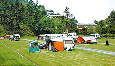 Campingplatz Saturraran von innen