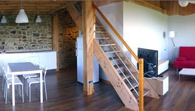 The interior of one of the apartments 