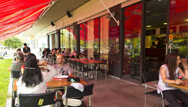 Jatetxeko terraza