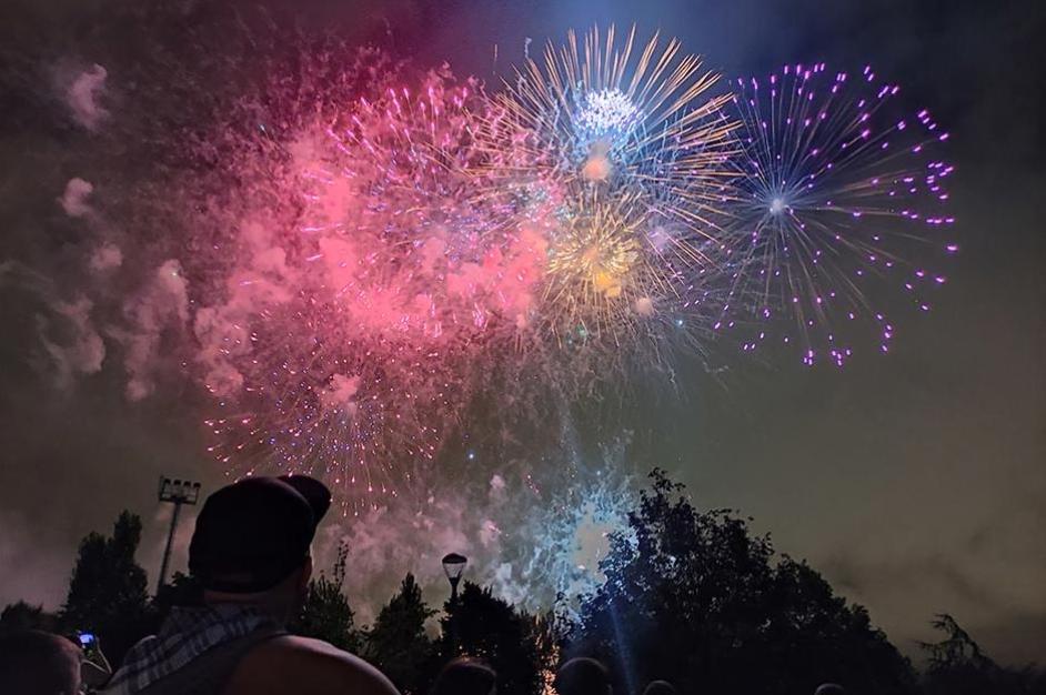 Fireworks in Bilbao