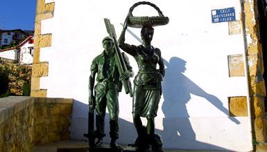 Monument to sardin dealers