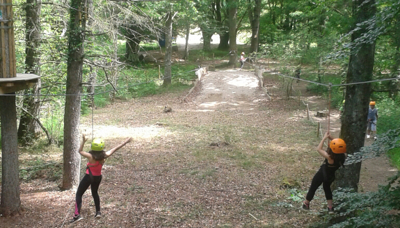 Adventure park in Otxandio.