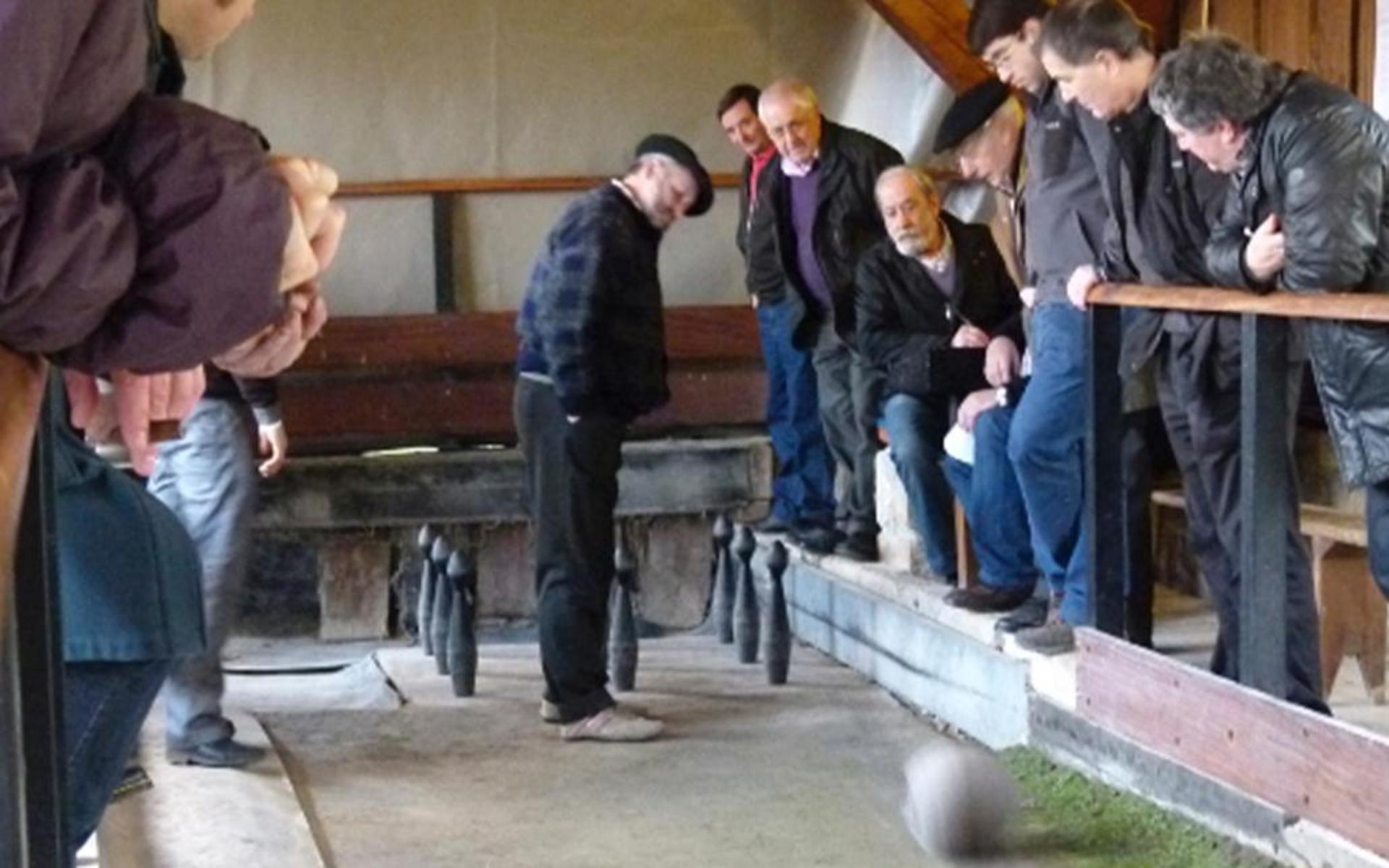 Baskisches Kegeln (Bolos) in Zerain