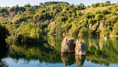 La Arboleda pond-reservoir