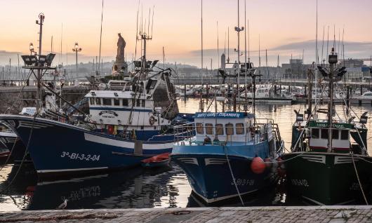 Santurtzi fishing harbour