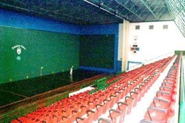 Interior del frontón