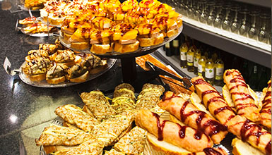 Pintxo-Zonen in San Sebastián-Donostia